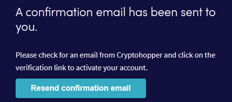 cryptohopper-account-verification