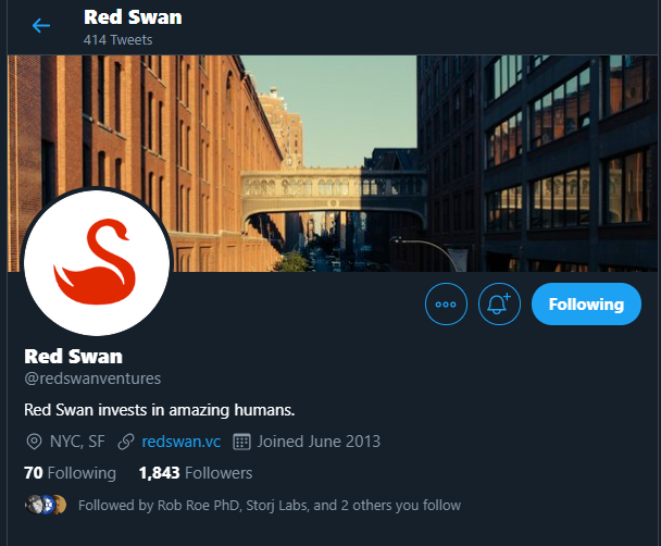 RedSwan per „Twitter“